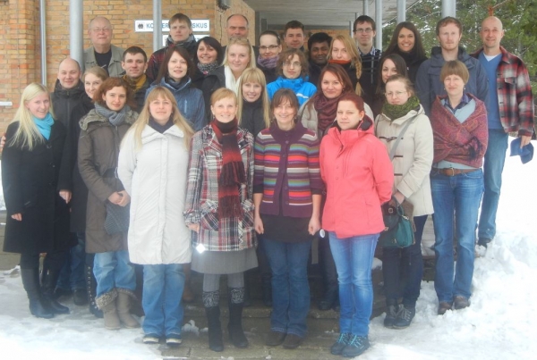 Tartu Spring Peptide Workshop at the Kääriku Sports and Recreation Center in hilly Southern Estonia